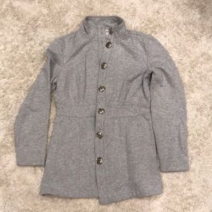 Heather Gray Sweater Jacket